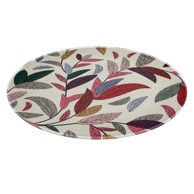 Blumenhintergrund Schneidebrett (Ecke)