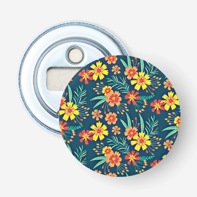 Blumenhintergrund Schönes Design-46566 Flaschenöffner (Vorderseite)