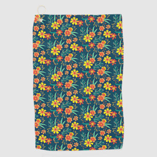 Blumenhintergrund Schönes Design-46566 Golfhandtuch