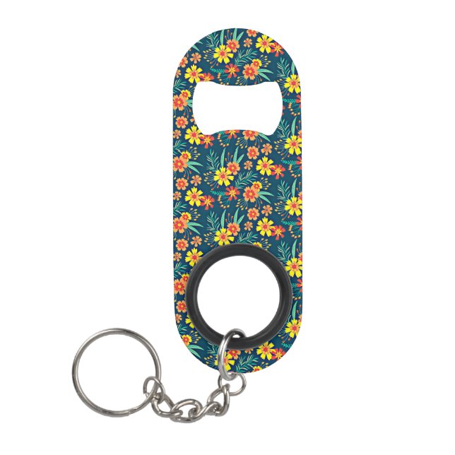 Blumenhintergrund Schönes Design-46566 Mini Flaschenöffner (Vorderseite)