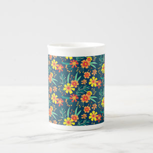 Blumenhintergrund Schönes Design-46566 Prozellantasse