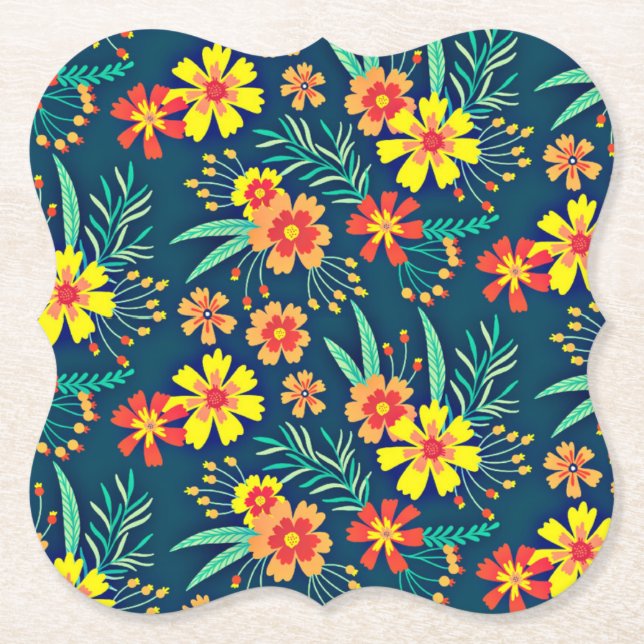 Blumenhintergrund Schönes Design-46566 Untersetzer (Vorderseite)