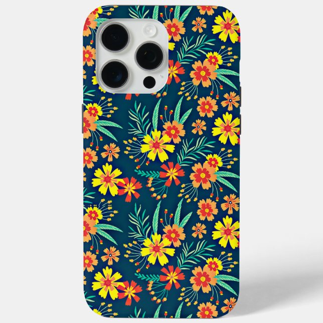 Blumenhintergrund Schönes Design Case-Mate iPhone Hülle (Rückseite)