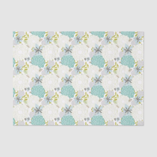 Blumenhintergrund Seidenpapier (Vorderseite)
