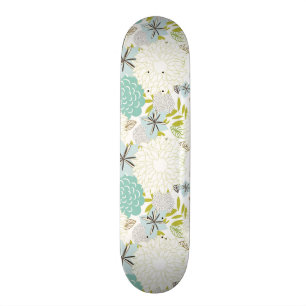Blumenhintergrund Skateboard