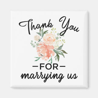 Blumenhochzeit Magnet