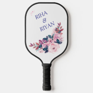 BLUMENHOCHZEIT PICKLEBALL SCHLÄGER