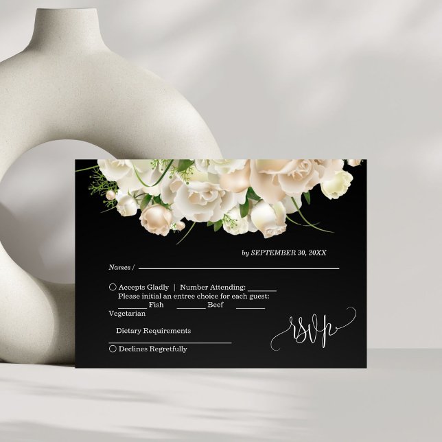Blumenhochzeit RSVP Karte (Von Creator hochgeladen)