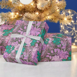 Blumenholz Modernes, populäres Wrapping Paper Geschenkpapier