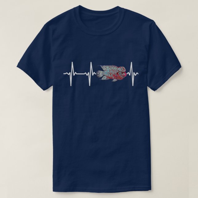 Blumenhorn Cichlids Heartbeat Aquarium T-Shirt (Design vorne)