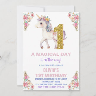 Blumenhorn Einladung zum Geburtstag