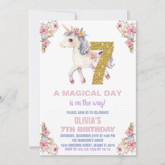 Blumenhorn Einladung zum Geburtstag