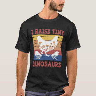 Blumenhuhn Ich Ziehe Winzige Dinosaurier Huhn Witz T-Shirt