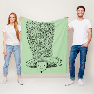Blumenhut Fleecedecke