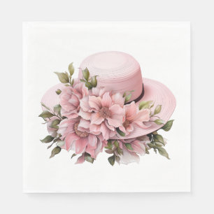 Blumenhut Serviette