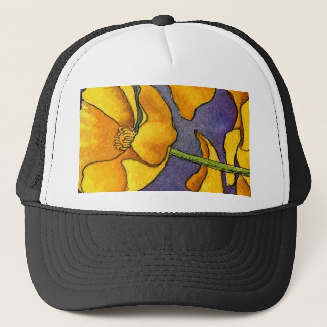 Blumenhut Truckerkappe (Vorderseite)