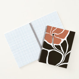 Blumenillustration Notizbuch