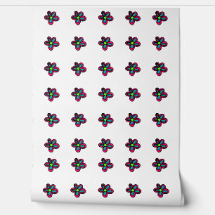 Blumenillustration Tapete
