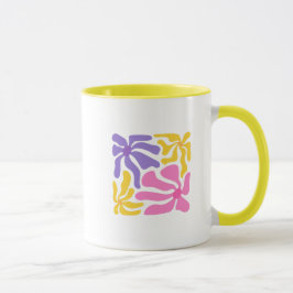 Blumenillustration Tasse