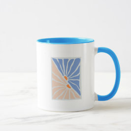 Blumenillustration Tasse