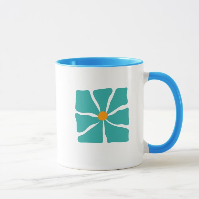 Blumenillustration Tasse (Rechts)