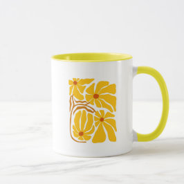 Blumenillustration Tasse