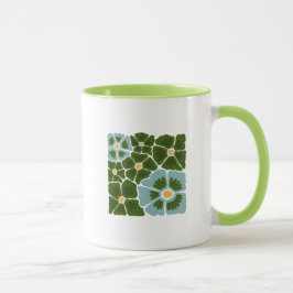 Blumenillustration Tasse
