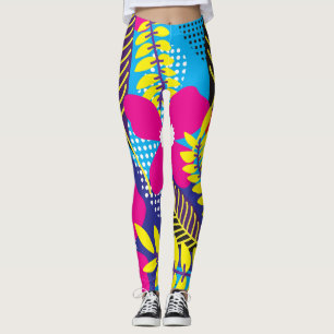 Blumenillustrationen Leggings