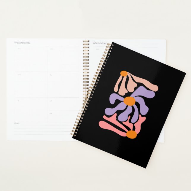 Blumenillustrationskunstwerk Planer (Anzeige)