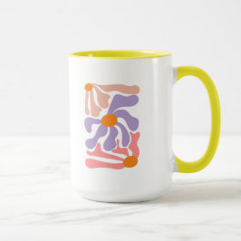 Blumenillustrationskunstwerk Tasse
