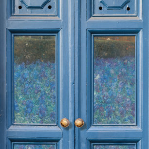 Blumenimpressionist Dekoupage Blue Hütte Garden Seidenpapier