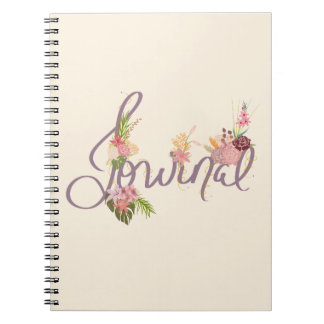 Blumeninspirierungsblatt mit Whimsikblüten Notizblock