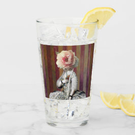 Blumenintrikum Rosa-Peony-Maske Glas