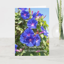 Blumenjubiläum Personalisiert 65. Hochzeitstag Karte
