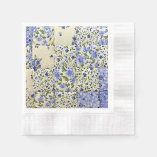 Blumenkachelquilette Serviette