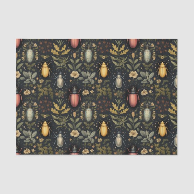 Blumenkäfer und -bugs seidenpapier (Vorderseite)