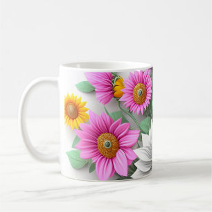 Blumenkaffee Kaffeetasse