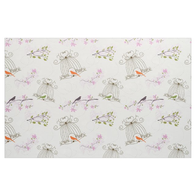 Blumenkäfiggewebe 2 stoff (Fat Quarter (45,7 x 55,9 cm))