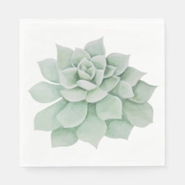 Blumenkakteen Serviette