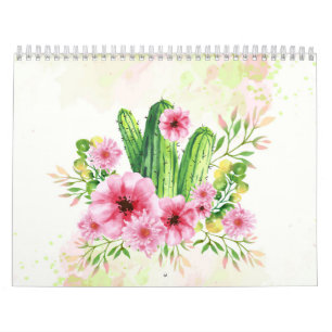 Blumenkaktus Kalender