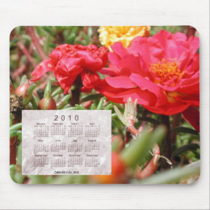 Blumenkalender 2010 mousepad