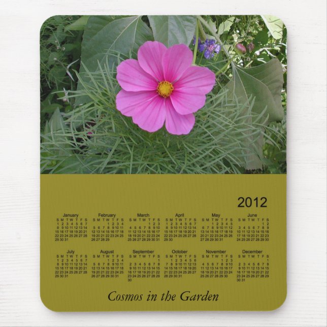 Blumenkalender 2012 mousepad (Vorne)
