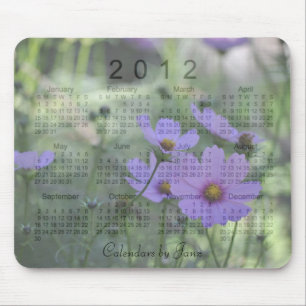 Blumenkalender 2012 mousepad