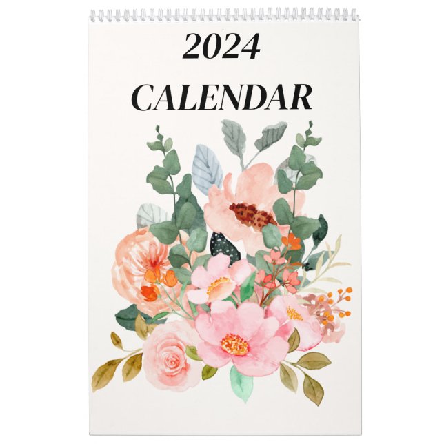 Blumenkalender 2024 kalender (Titelbild)