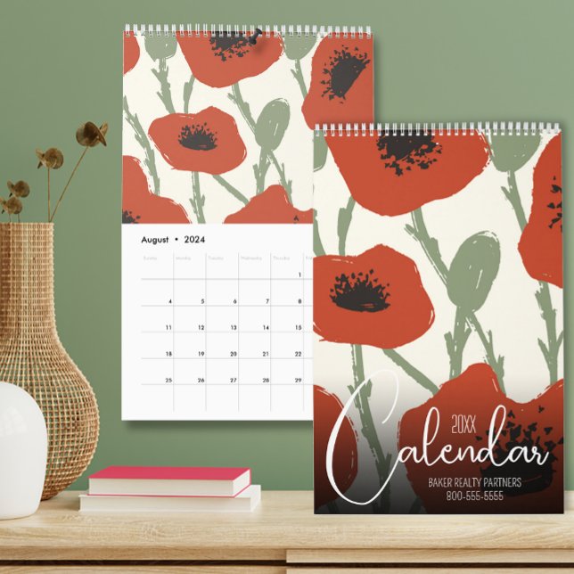 Blumenkalender 2024 kalender (Available in 3 sizes, favorite photos printed in vibrant color on sturdy paper.
)