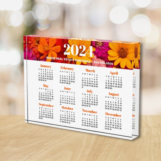 Blumenkalender 2024 Werbeaktion Fotoblock (Von Creator hochgeladen)