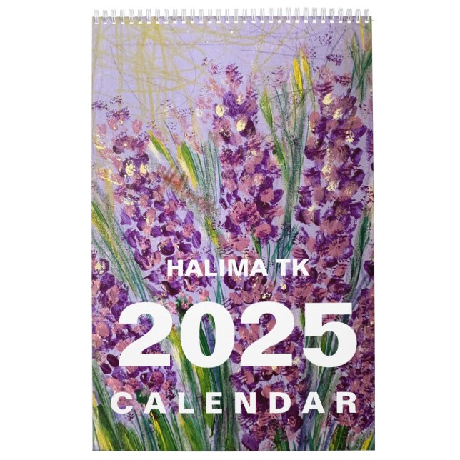 Blumenkalender 2025 kalender (Titelbild)