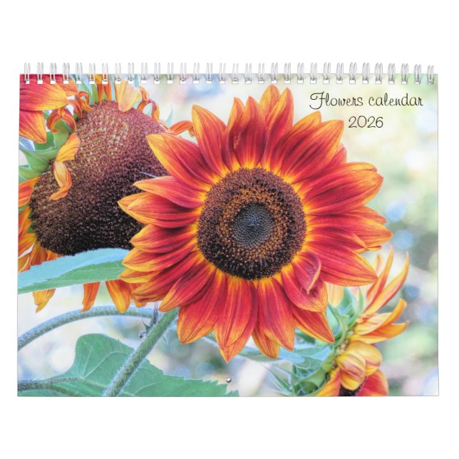 Blumenkalender 2026  kalender (Titelbild)