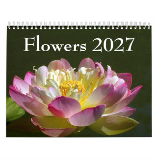 Blumenkalender 2027 kalender