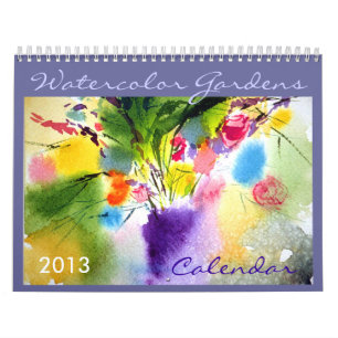Blumenkalender des Aquarells 2013 Kalender